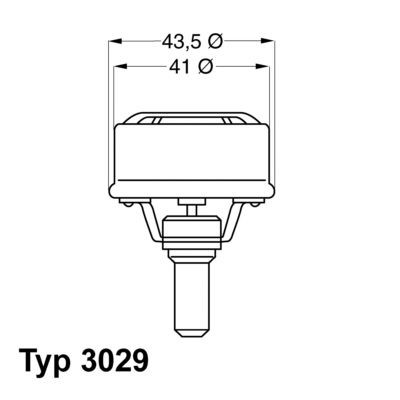 WAHLER 3029.86: Termostat, lichid racire 86°C