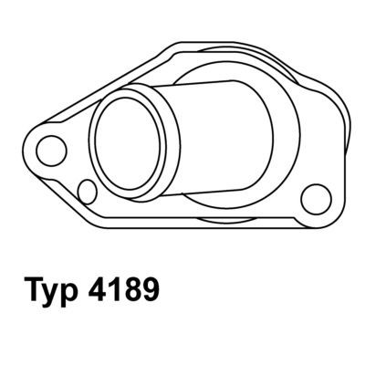 WAHLER 4189.87D: Termostaat, Jahutusvedelik 87°C, koos tihendiga