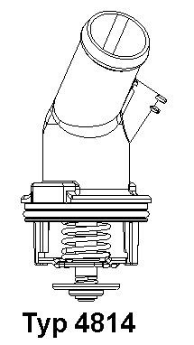 WAHLER 4814.92D: Thermostat d'eau 92°C, avec joint d'étanchéite