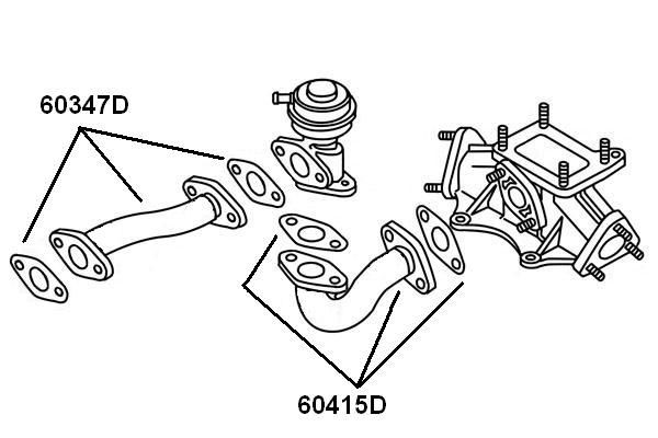 WAHLER 60415D: Conducta tubulara, Supapa-AGR