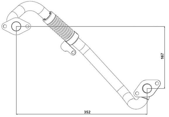WAHLER 665104D: Conducta tubulara, Supapa-AGR