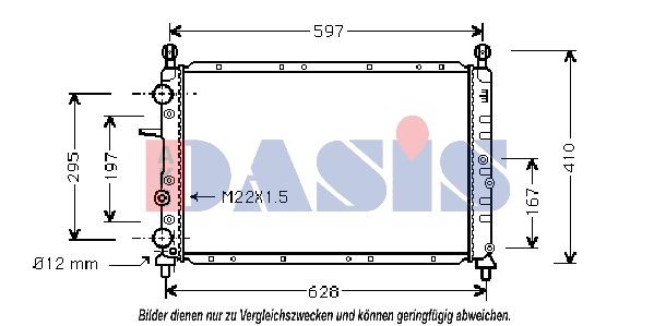AKS DASIS 010110N: Radiator, racire motor