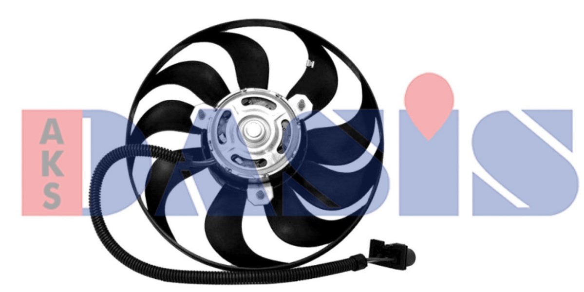 AKS DASIS 048036N: Ventilator, radiator 340mm, fara regulator integrat