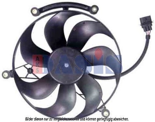 AKS DASIS 048088N: Ventilator, radiator