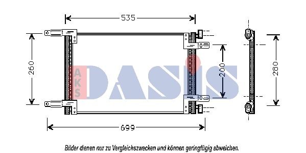 AKS DASIS 082024N: Condensator, climatizare fara uscator