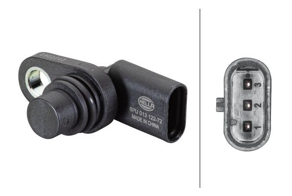 HELLA 6PU 013 122-721: Andur, Nukkvõllipositsioon