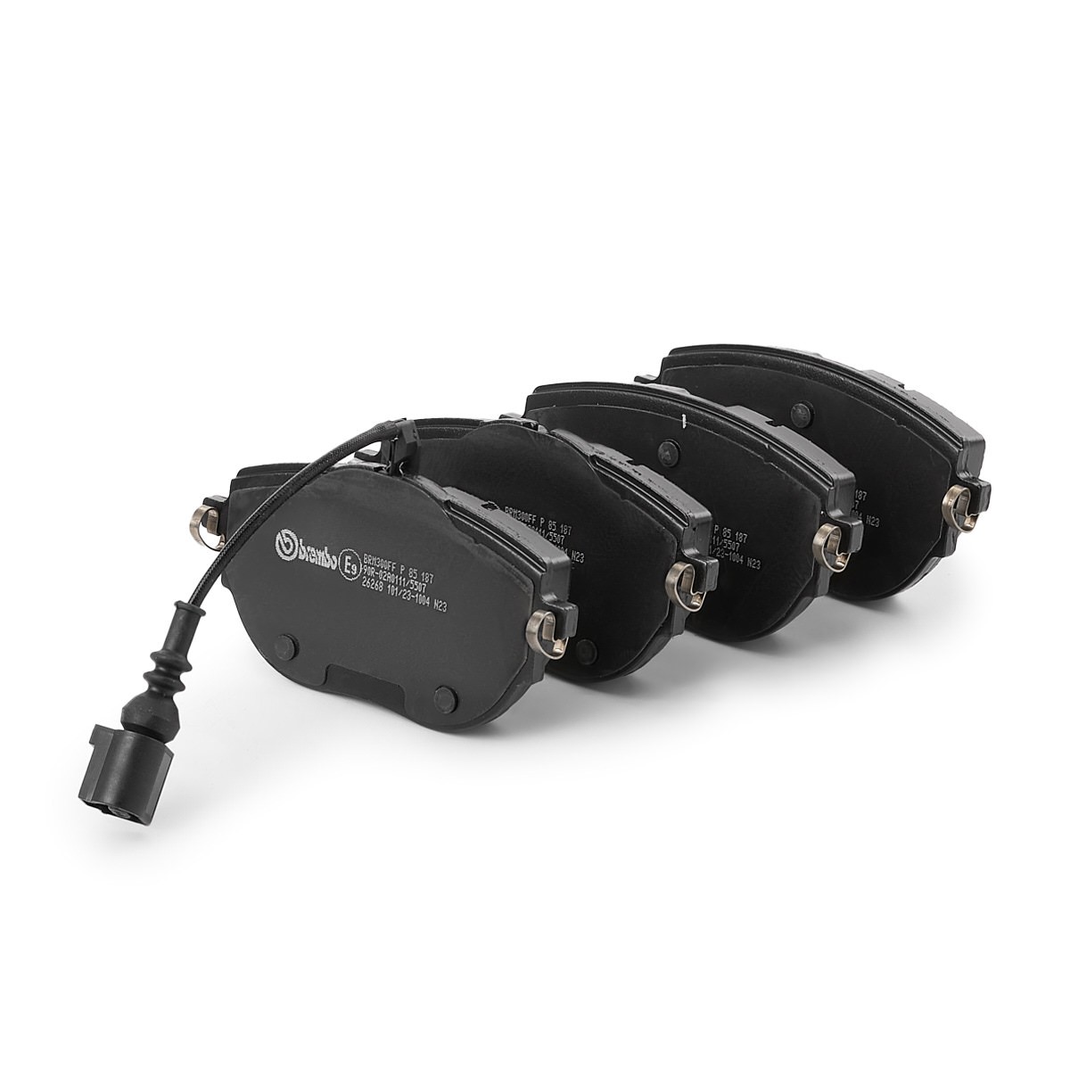 BREMBO P 85 187: Piduriklotsid PRIME LINE koos lisadega, koos kokkusurumisvastase plekiga