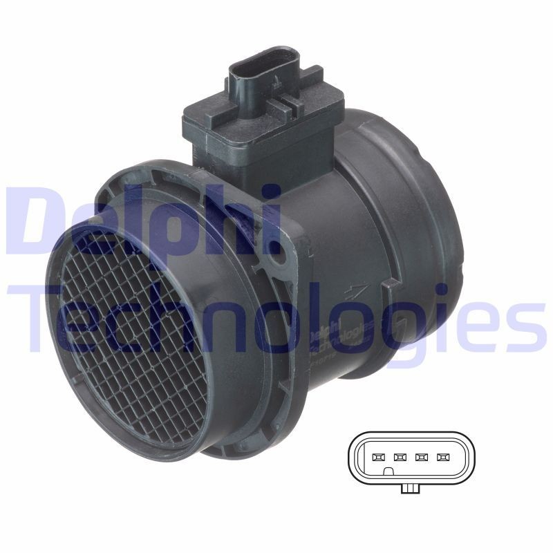 DELPHI AF10719-12B1: Õhumassimõõtja 12V