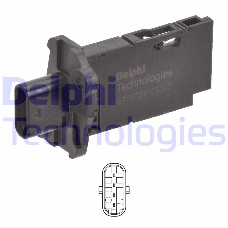 DELPHI AF10738-12B1: Õhumassimõõtja 5V