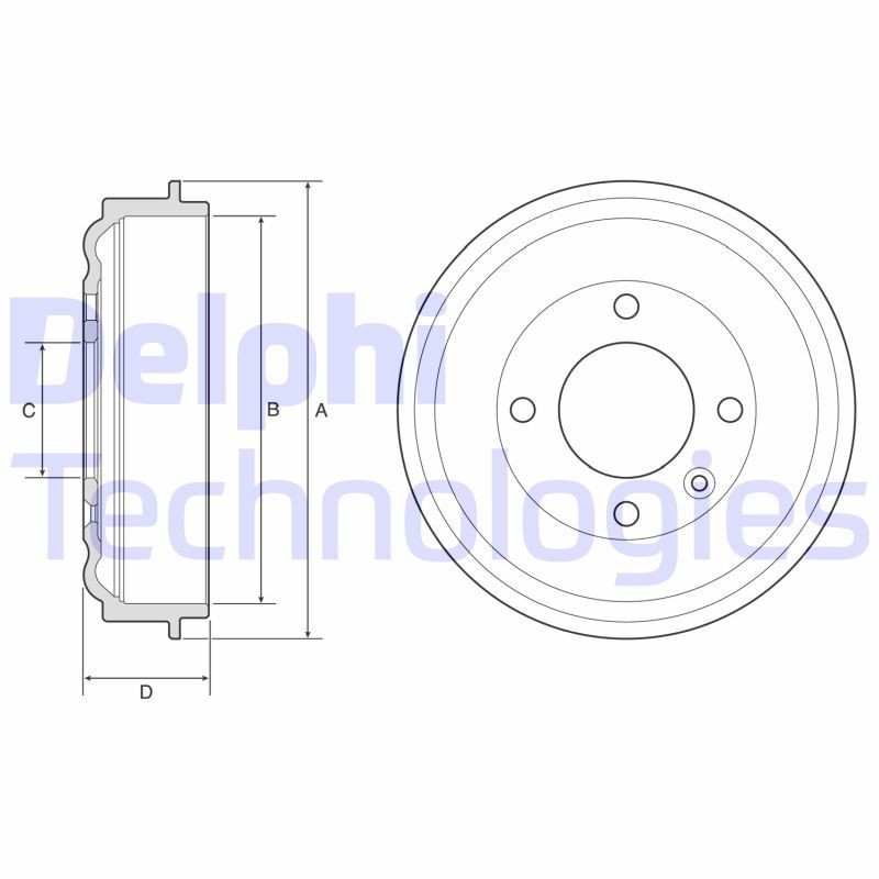 DELPHI BF638: Piduritrummel 239mm