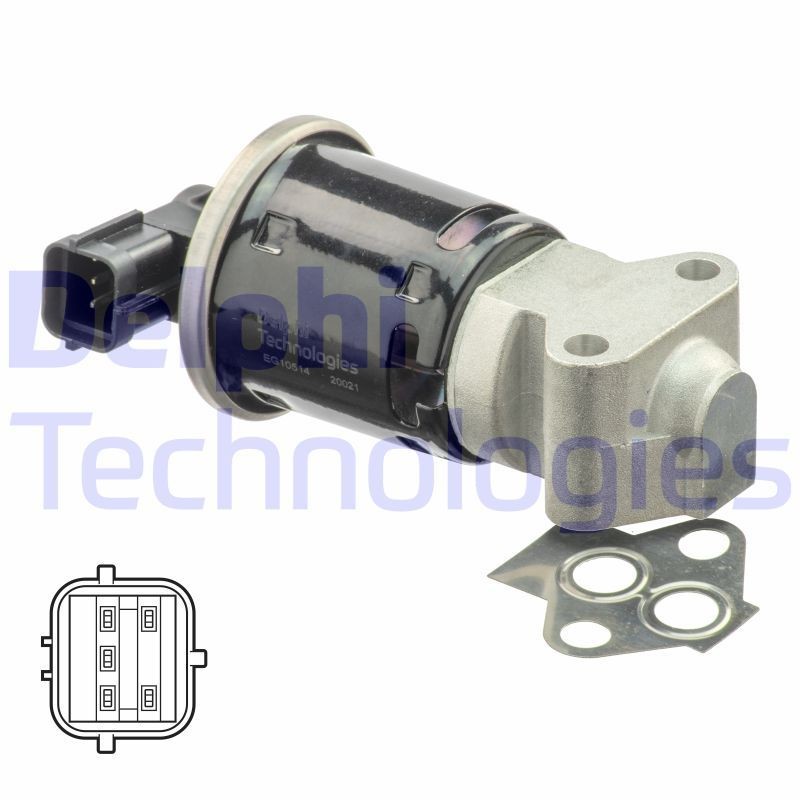 DELPHI EG10514-12B1: EGR-klapp ilma EGR- jahutita
