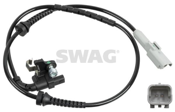 SWAG 33 10 2894: Capteur ABS Essieu arrière gauche, Essieu arrière droit