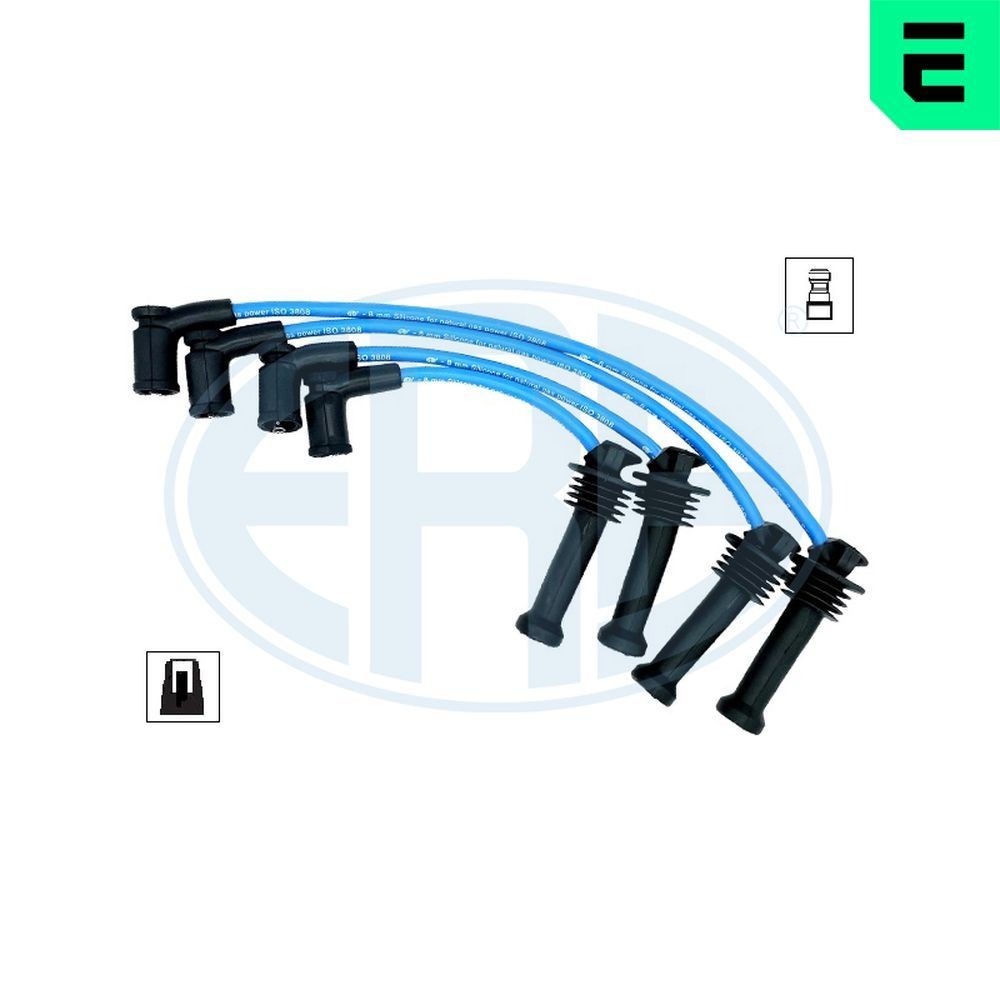 ERA 883087: Süütesüsteemikomplekt Silikoon, 300mm