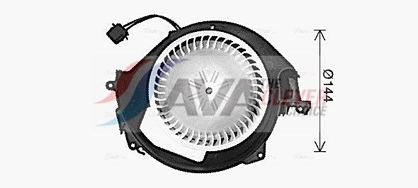 AVA COOLING SYSTEMS AI8452: Electromotor, ventilatie interioara fara rezistenta