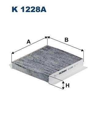 FILTRON K 1228A: Filtro abitacolo Filtro al carbone attivo