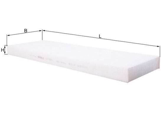 MAHLE ORIGINAL LA 1683: Filtru, aer habitaclu Filtru de particule