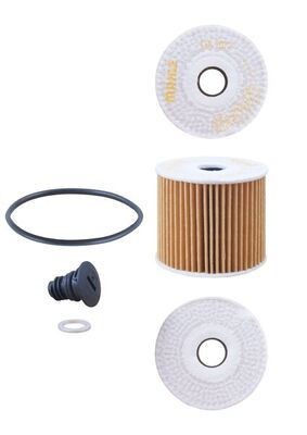 MAHLE ORIGINAL OX 1077D: Eļļas filtrs ar blīvēm