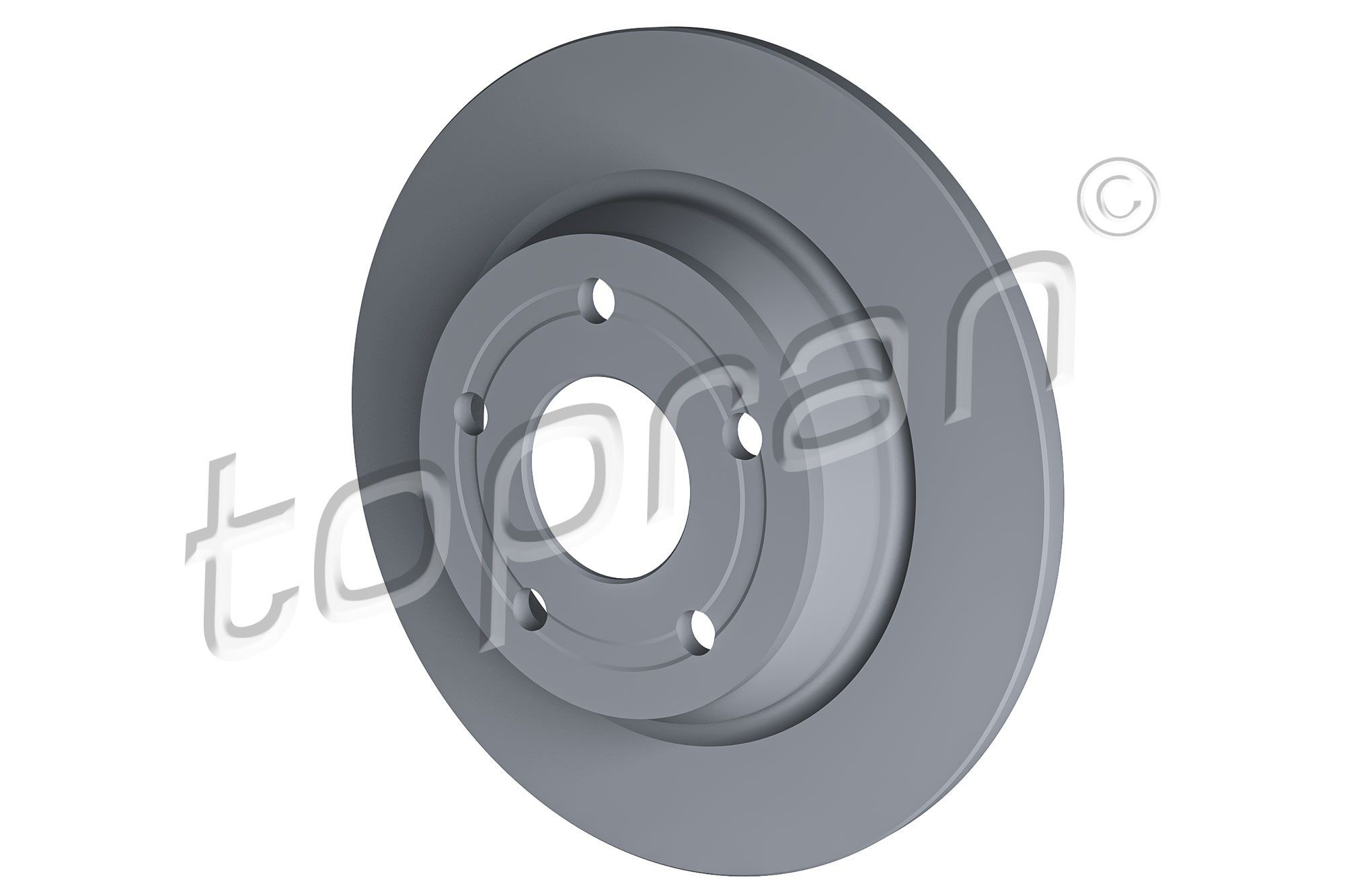 TOPRAN 631 171: Piduriketas COATED Tagasild, Ø: 271mm, täis, Ø: 271mm, kaetud