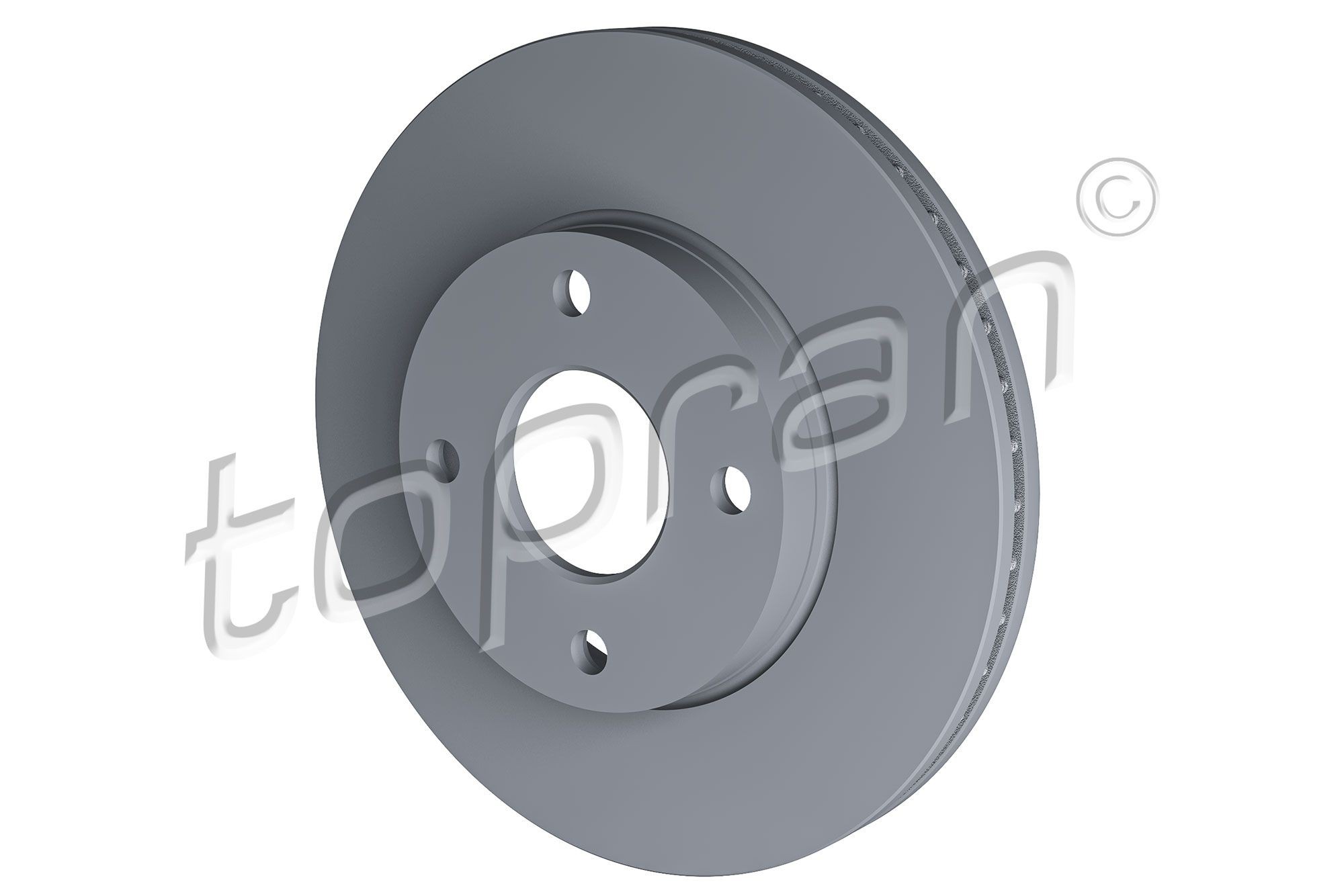 TOPRAN 631 172: Piduriketas COATED Esisild, Ø: 262mm, õhutusega, Ø: 262mm, kaetud