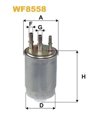 WIX FILTERS WF8558: Kütusefilter