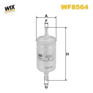 WIX FILTERS WF8564: Bränslefilter