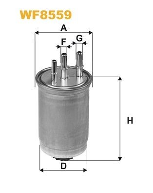 WIX FILTERS WF8569: Brændstof-filter