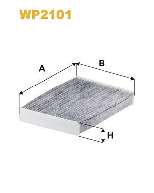 WIX FILTERS WP2101: Salono filtras aktyvios anglies filtras