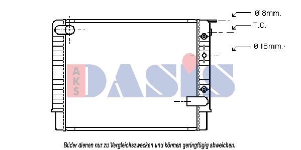 AKS DASIS 220190N: Radiaator, mootorijahutus