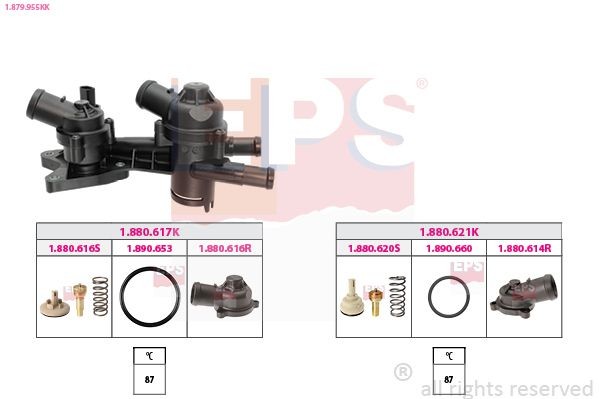 EPS 1.879.955KK: Termostaat, Jahutusvedelik OE Equivalent