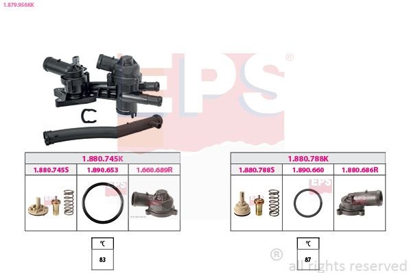 EPS 1.879.956KK: Termostaat, Jahutusvedelik OE Equivalent