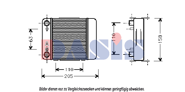 AKS DASIS 486001N: Õliradiaator, mootoriõli