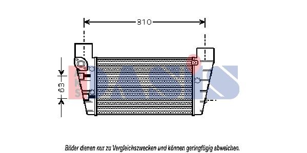 AKS DASIS 487021N: Intercooler