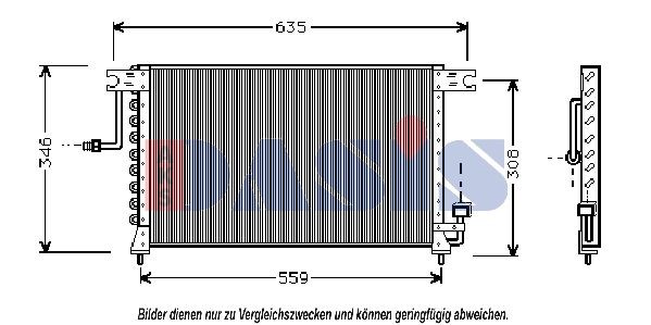 AKS DASIS 562570N: Condensator, climatizare fara uscator