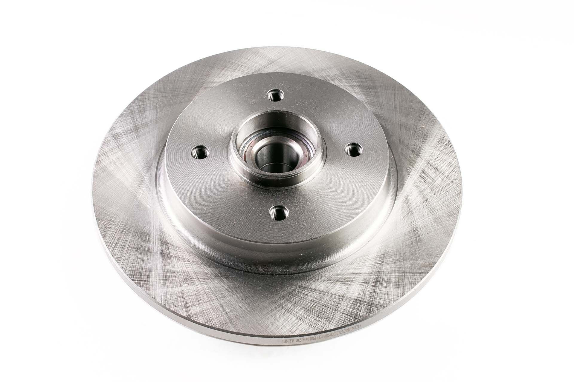 Dr!ve+ DP1010.11.1650: Piduriketas Ø: 268mm, täis, Ø: 268mm, koos integreeritud magnetilise anduriga, koos rattalaagriga