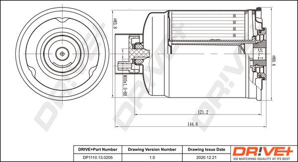 Dr!ve+ DP1110.13.0205: Filtru combustibil