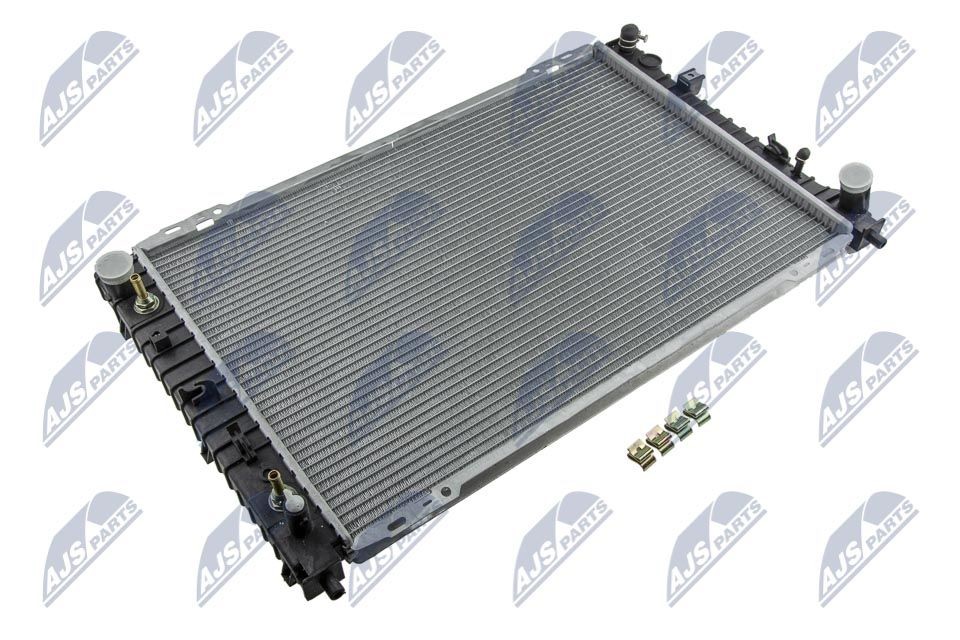 NTY CCH-CH-001: Radiaator, mootorijahutus Alumiinium