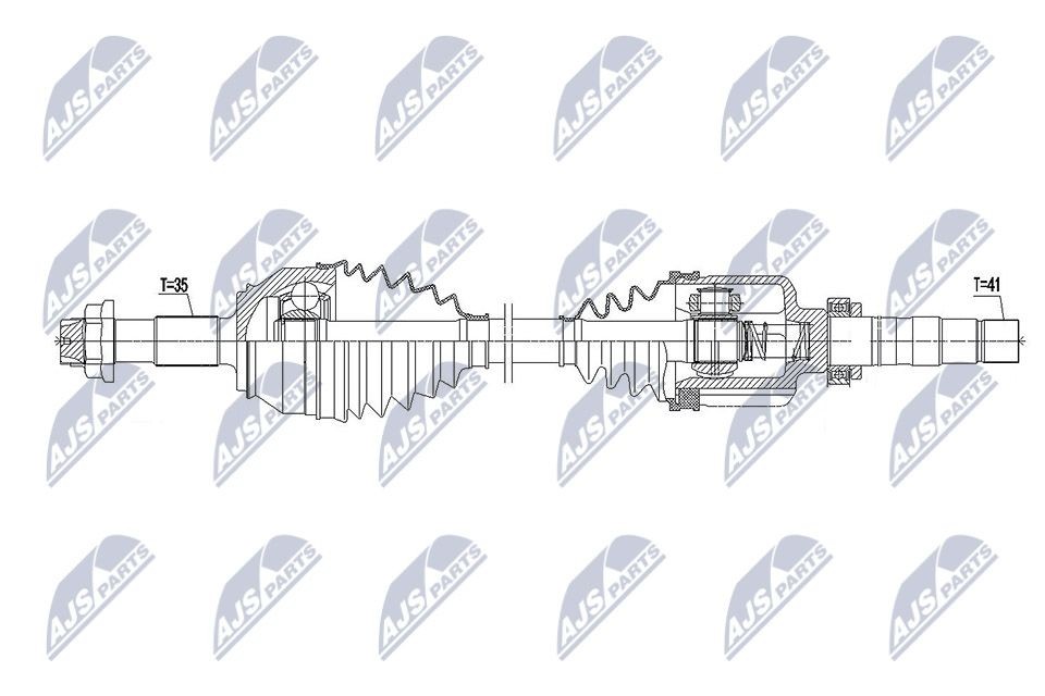 NTY NPW-FT-039: Veovõll esisild paremal, 1140mm