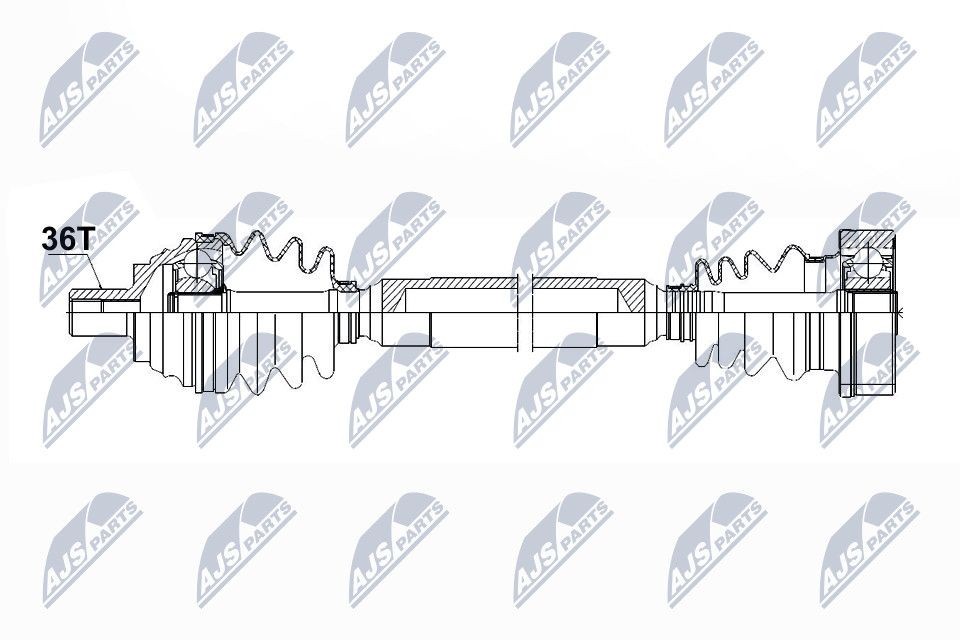 NTY NPW-VW-085: Veovõll esisild paremal, 813mm