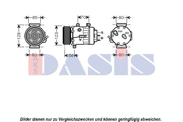 AKS DASIS 850427N: Compresseur de climatisation