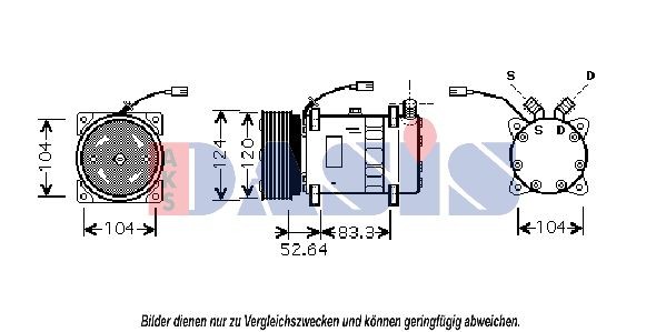 AKS DASIS 853330N: Kliimakompressor