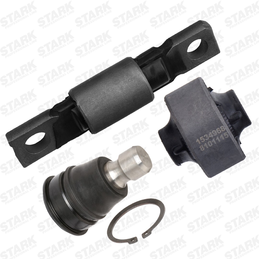 STARK SKRKW-4960128: Kit riparazione, Sospensione ruota Assale anteriore Sx, Assale anteriore Dx, con snodo portante/di guida, con cuscinetto in gomma