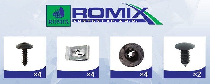 ROMIX 91005: Set montaj, aripa laterala