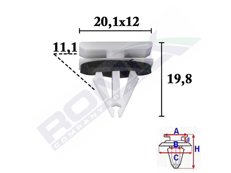 ROMIX C70587: Stopper, ehis- / kaitseliist
