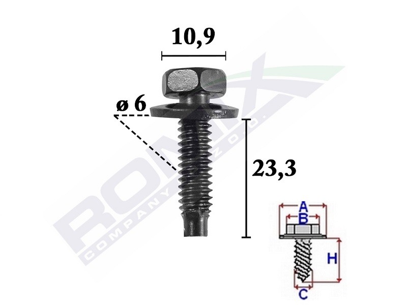 ROMIX C70591: Surub