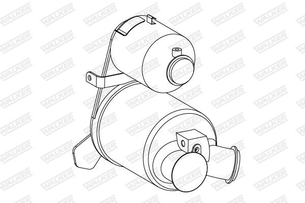 WALKER 73338: Tahmafilter EVO S koos osadega