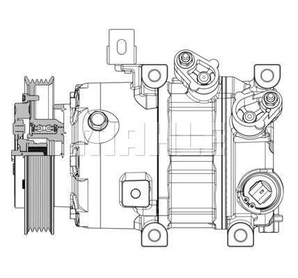 BV PSH 090.155.026.310: Compresor AC