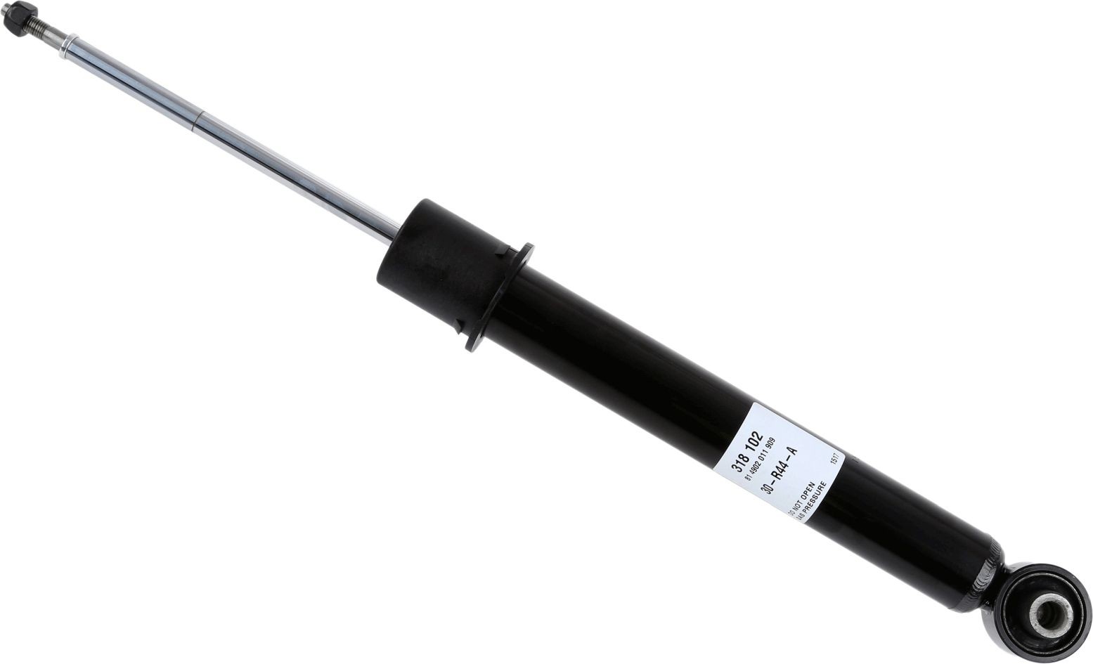SACHS 318 102: Amortizatorius dujų slėgis, teleskopinis amortizatorius