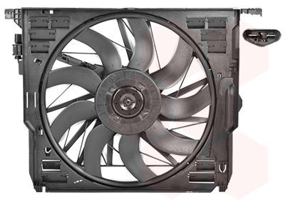 VAN WEZEL 0603747: Motoventilateur avec moteur électrique, avec cadre du ventilateur de radiateur (encadrement)