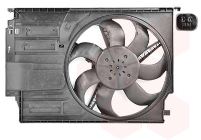 VAN WEZEL 0684747: Ventilator, radiator cu rama aerisire radiator