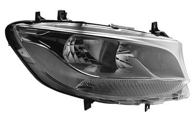 VAN WEZEL 2973962: Far dreapta, H15, H7, cu motor reglaj LWR